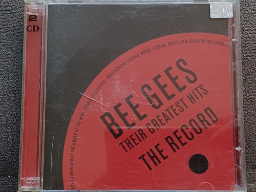 Cd Bee Gees Their Greatest Hits The Record Duplo Barry Gibb (Usado)