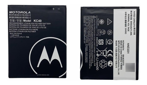 Bateria Pila Kc40 Motorola Moto E6 Plus Xt2025