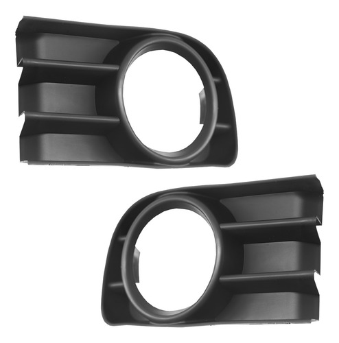 Moldura Grade Milha Megane 2006 A 2012 Preto Liso Com Furo