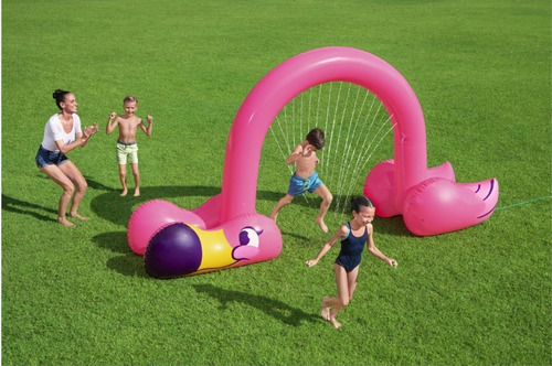 Play Center Flamingo Con Aspersor Bestway