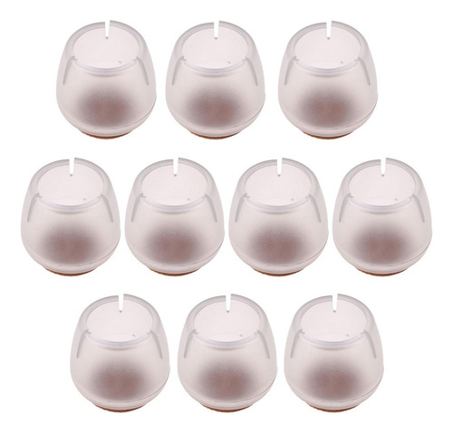 10 Peças Para Móveis S Cadeira Perna Redonda 17-21mm