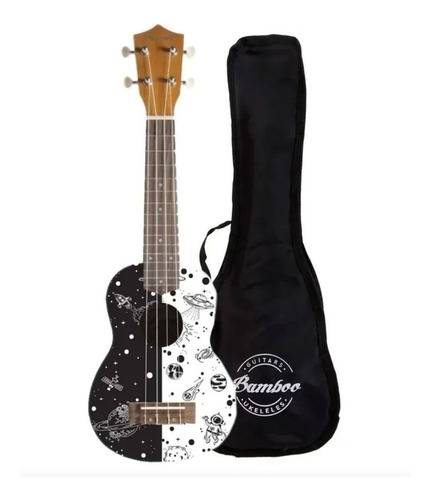 Ukelele Bamboo Nueva Generación soprano galactica con funda
