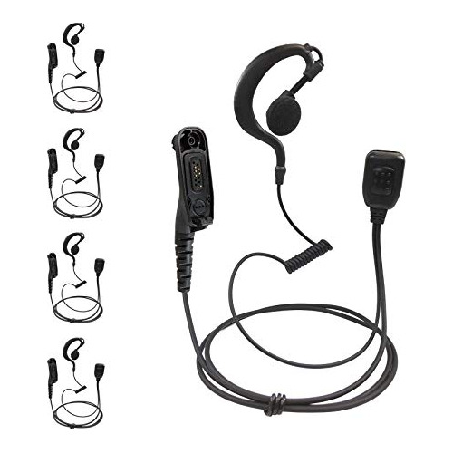 Promaxpower G-shape Earbud Earpiece With Ptt Mic For Clp5i