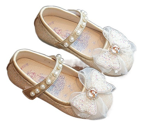 Zapatos Bailarina Niña Princesa Moda Cristal Fiesta