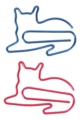 Lindos Clips De Papel, 100 Unidades, Elegantes Clips De Pape
