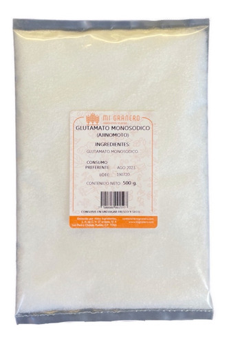 Glutamato Monosódico Ajinomoto  Granel 5 Kilogramos