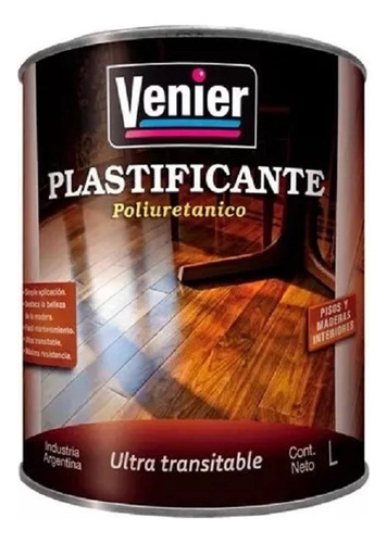 Plastificante Pisos Madera Poliuretanico Venier  1lt 