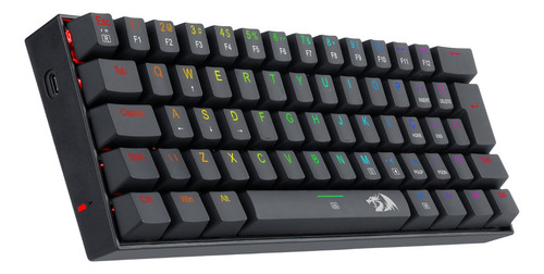 Redragon Dragonborn Rgb Preto Switch Azul Abnt2 Preto Português Brasil