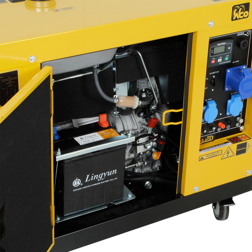 Generador Diesel Sds Power 6.5kva 220v Insonoro Sdg8500s