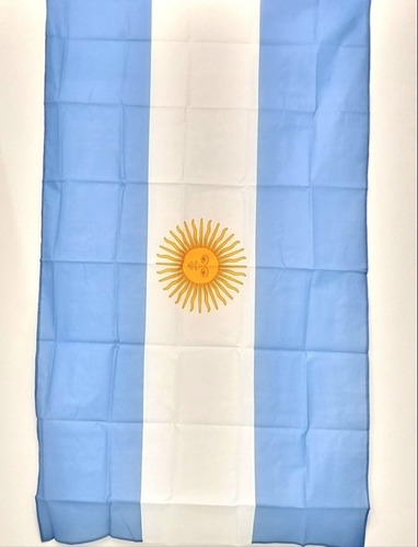 Bandera Argentina De Tela 90 X  150 Cm Mundial Patrio