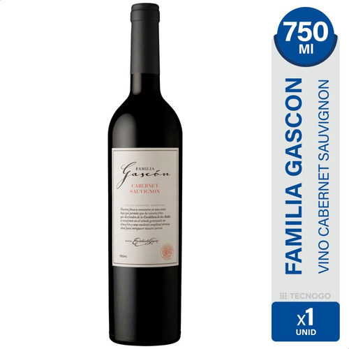 Vino Tinto Familia Gascon Cabernet Sauvignon - 01mercado