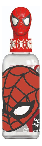 Botella De Agua Tritan Con Figura Spiderman 560 Ml Cresko Color Spider Man