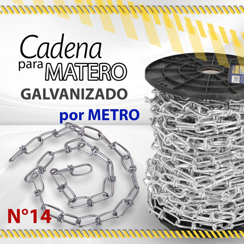 Cadena P Matero/perro Galvanizada N°14 Por Metro/ 0000000441