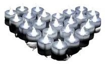 Comprar 24 Velas Electronicas Luz Led Blanca Casamientos Luminoso