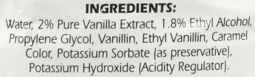 Molina Vainilla Mexicana Vainilla Mezcla Vainillina Extracto