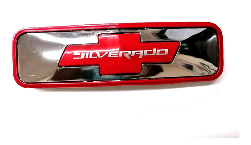Emblema Parrilla Chevrolet Silverado 1988-1998 Rojo/plateado
