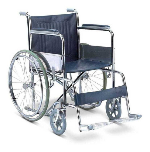 Silla De Ruedas Adulto Economica Plegable Cromada Nuevas