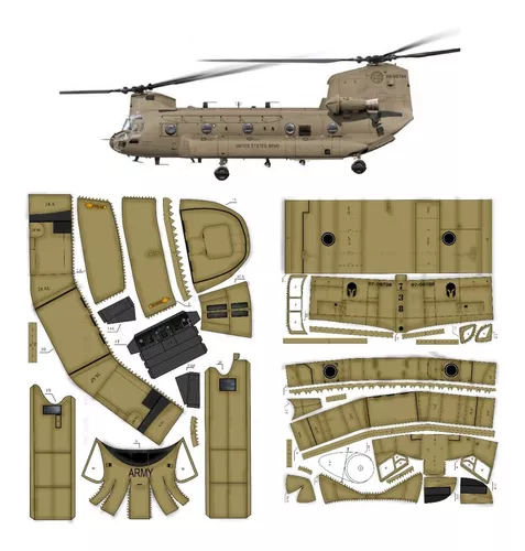 Maqueta Helicóptero CH-47D Chinook Revell –