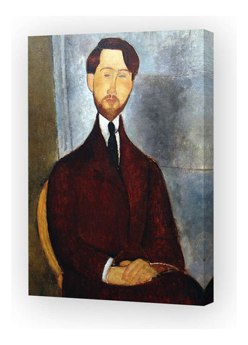 Cuadro 30x45cm Amedeo Modigliani Pintor Retrato Rostros M3