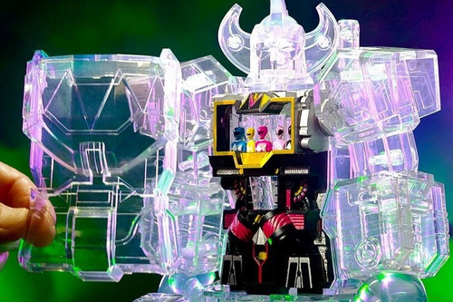 Megazord Transparente Power Rangers Super Cyborg - Super 7