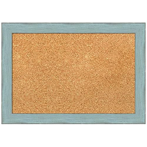 Tablero De Corcho Natural (20.25 X 14.25 In.), Marco De...