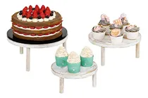 Comprar Bases Para Pasteles Juego De 3 Soportes Para Postre