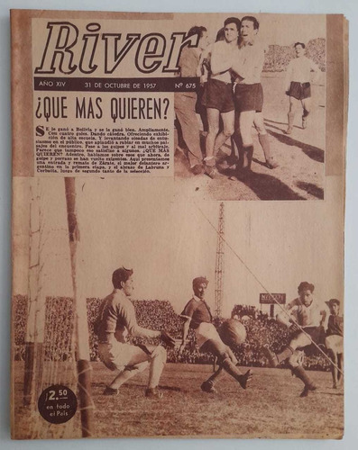 Revista River N° 675 - Argentina Bolivia River Campeon 32 Fs