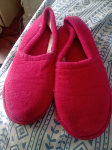 Pantuflas Talle 36 Fucsia .detalle