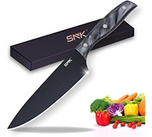 Snk Cuchillo De Chef Profesional De 8 Pulgadas, Cuchillo