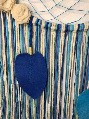 Atrapasueño Artesanal Unicos Azul Acero Blue