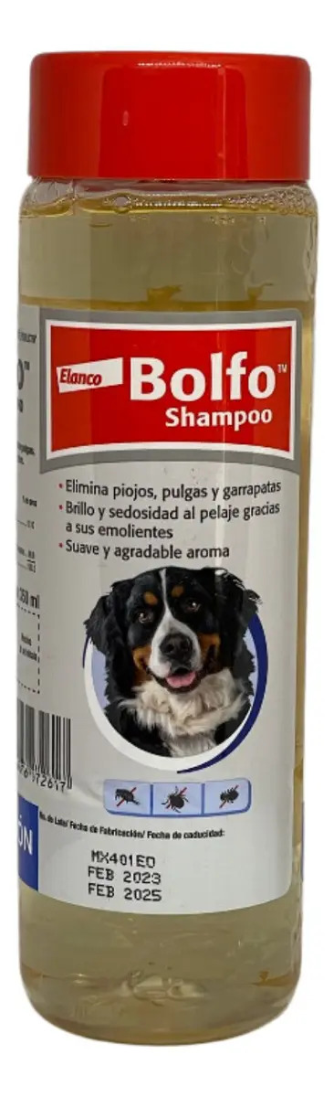 Bolfo Shampoo Antipulgas Perros Gatos 350 mL Elimina Pulgas Garrapatas