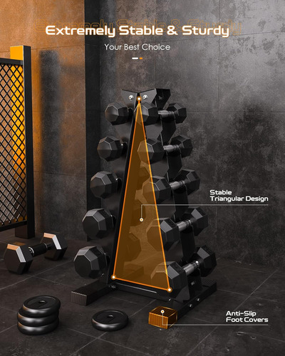Dumbbell Rack Stand Only, Weight Rack For Dumbbells Com...