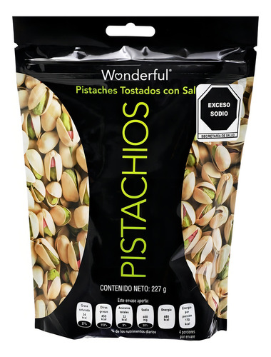 Pistache Wonderful Con Cáscara 227 Gr