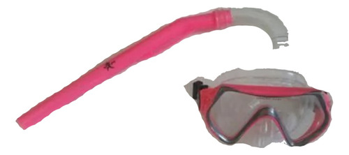 Snorkel Con Mascara Tubo Pvc Junior Niños Natacion 