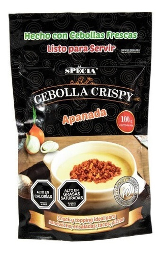 Pack 6 Unidades Cebolla Crispy Apanada 100 Grs - Specia
