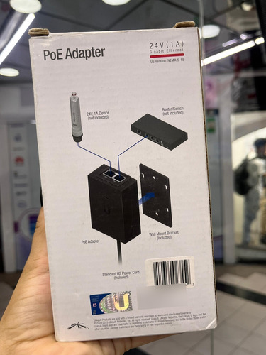 Poe Adaptador Ubiquiti 48v (0.5 A)