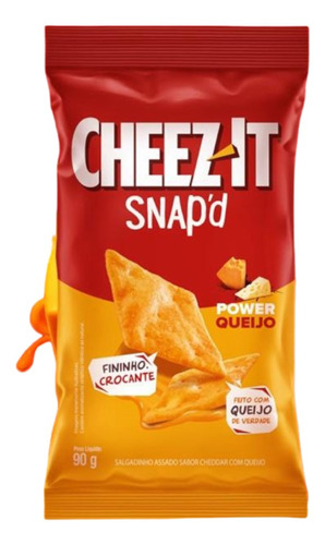 Kit C/ 5 Snack Snap'd Cheez -it 90 G Nacho Ou Power Queijo