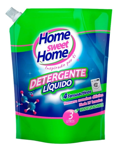 Home Sweet Home Detergente Líquido 3lts. Doypack