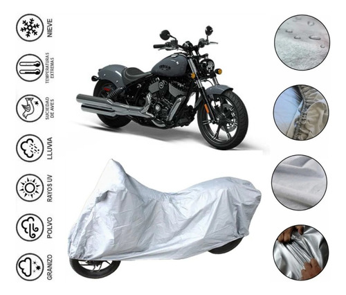 Loneta Impermeable Moto Para Indian Chief Dark Horse