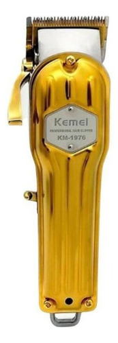 Cortador de cabelo Kemei KM-1976  dourado 100V/240V