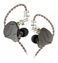 Comprar Fone De Ouvido In-ear Kz Acoustics Zsn Pro Standard Cinza Sem Mic