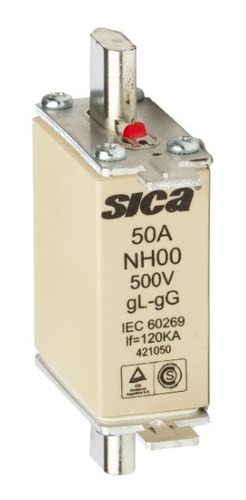 Fusible Nh Tamaño 00 50a Sica