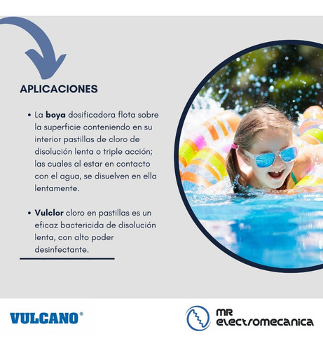 Imagen 5 de 10 de Kit Limpieza Vulcano Pileta: Barrefondo + Manguera + Acople