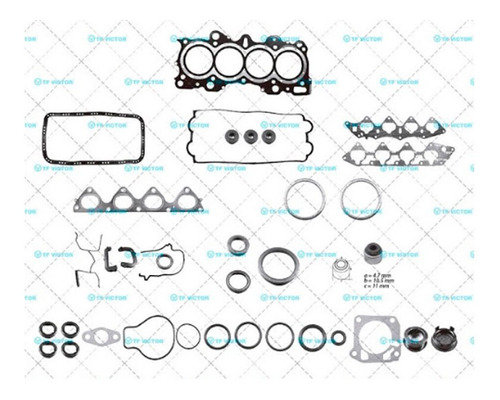 Juego De Empaque Honda Civic Ex-r Sir 99-2000 1.6