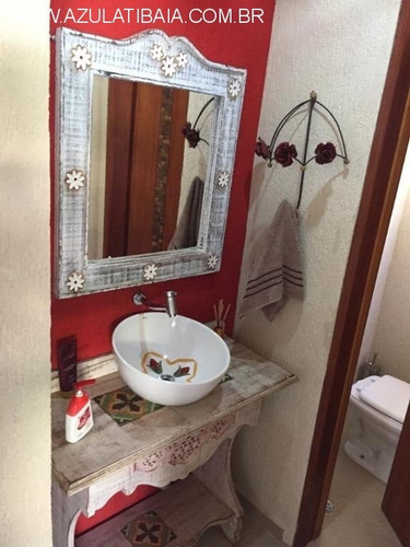 Imagem 5 de 30 de Linda Chácara Em Estilo Rústico Em Loteamento Fechado Com Portaria - Ch03521 - 34918146