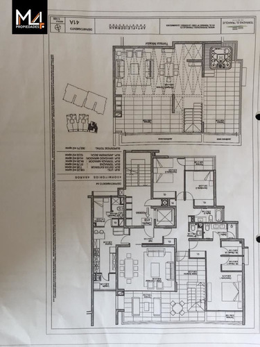 Departamento Pent-house- Dúplex Con Azotea 4dorm 5bañ