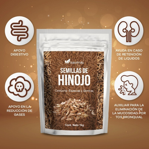 Imagen 3 de 4 de Semillas De Hinojo De La India 1 Kilogramo Envío Gratis