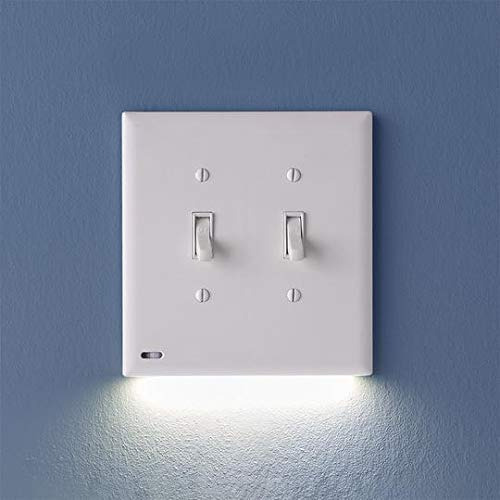 Switchlight Para Interruptor Luz Doble Banda Placa Pared