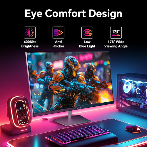 Monitor Para Juegos Ktc De 24,5 Pulgadas, 400 Hz Y 240 Hz |