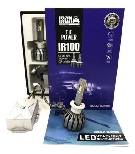 Kit Cree Led H1 Canbus Csp Iron Ir100 No Da Error Alta Gama